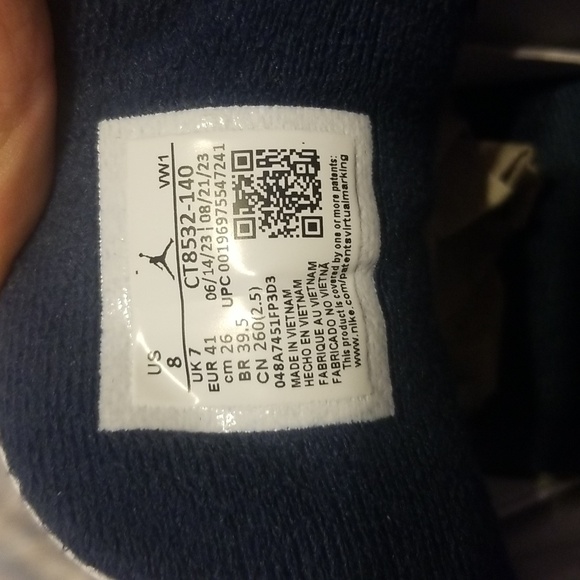 Vnds mindinght navy jordan 3 - Picture 4 of 6